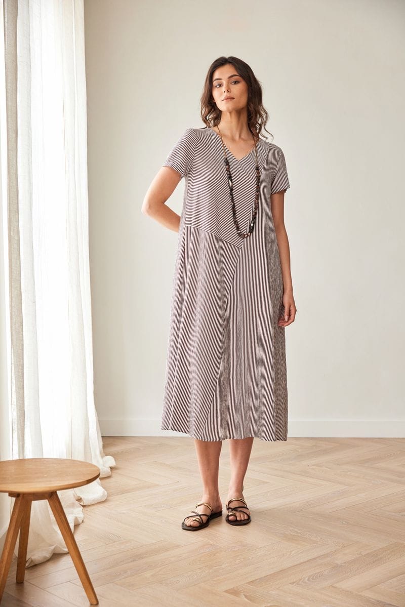 Peruzzi Candy Stripe Dress