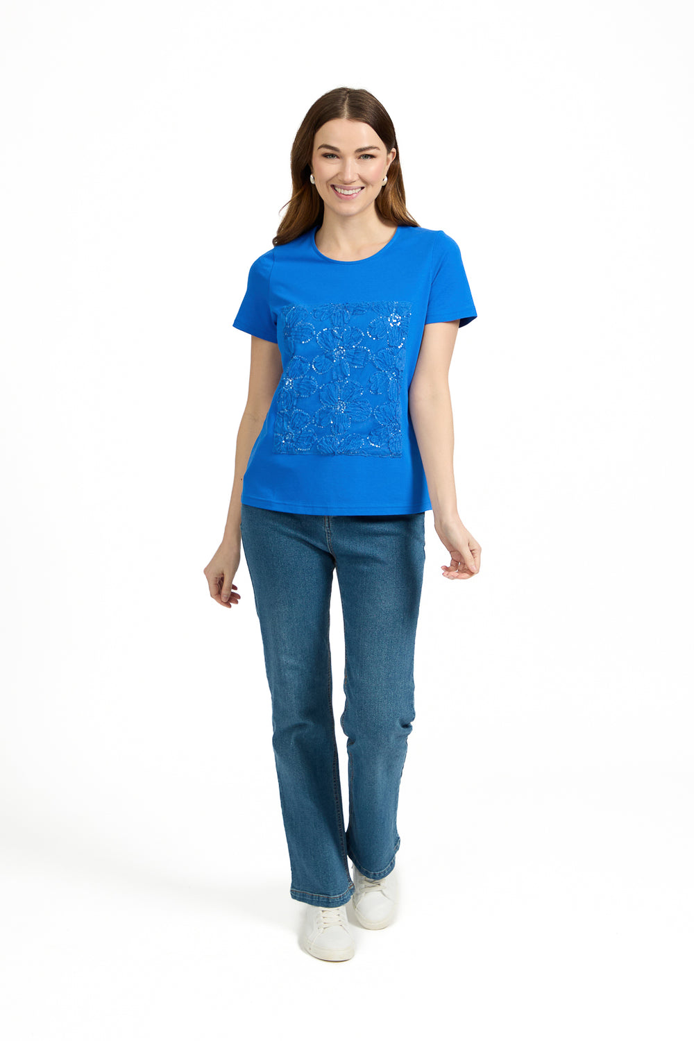 Mudflower Appliqué T-Shirt