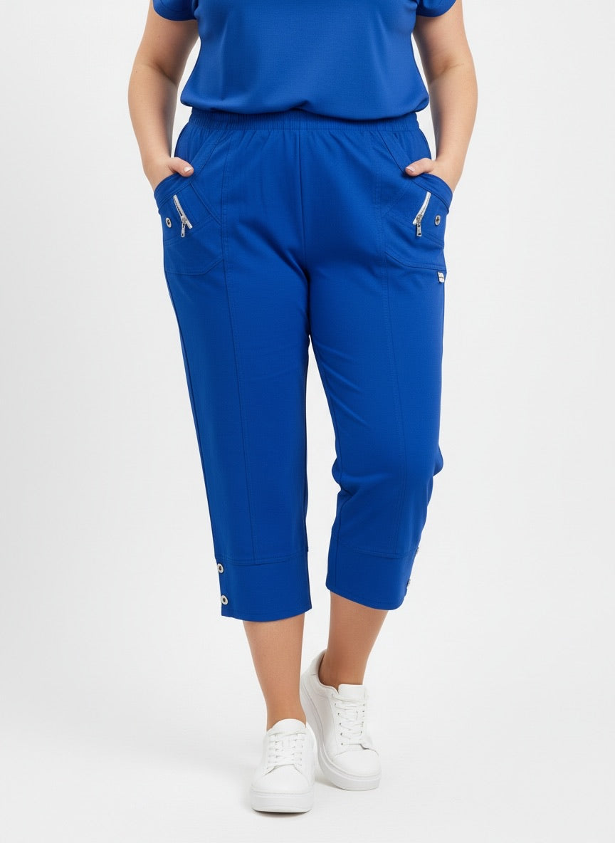 Edie Crop Trouser 82327  (8 colours)