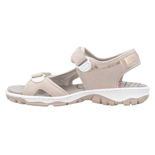 Rieker Soft Pink Comfort Velcro Sandal