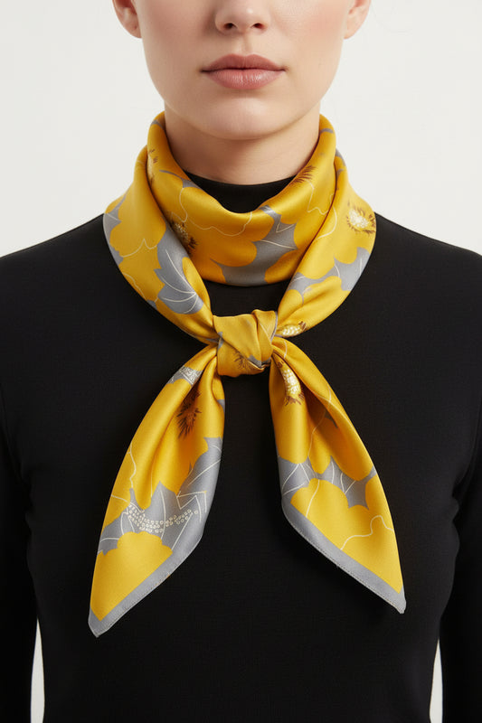 Silk Look Scarf F1580